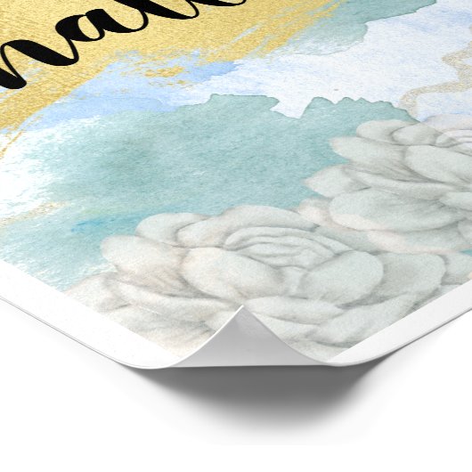 Shalom Poster (Ecke)