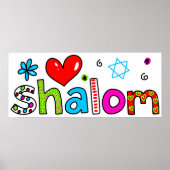 Shalom Poster (Vorne)