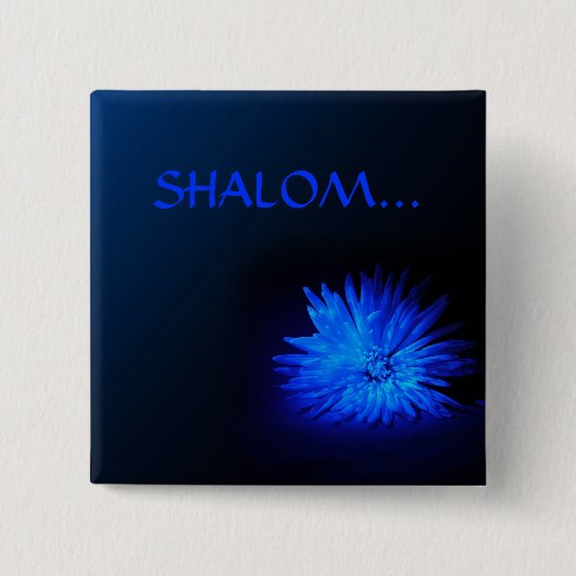 SHALOM… Religiöse Knöpfe Button (Vorderseite)