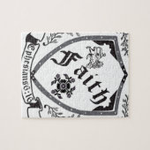 Shalom Schild des Glaubens Puzzle (Horizontal)