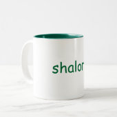 shalom Sie Tasse (Vorderseite Links)