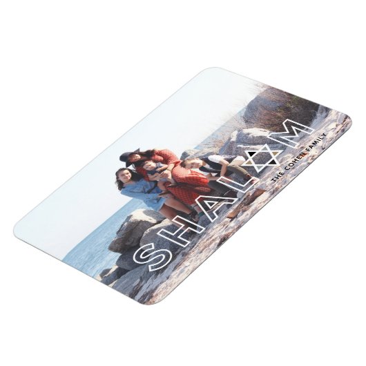 Shalom Star Hanukkah Magnet (Linke Seite)