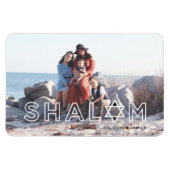 Shalom Star Hanukkah Magnet (Horizontal)