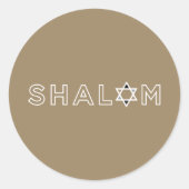 Shalom Star Stickers (Vorderseite)