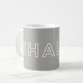 Shalom Star Tasse (Vorderseite Links)