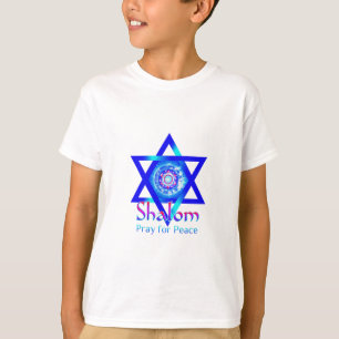 SHALOM Stern von David_Pray für Frieden von Israe T-Shirt