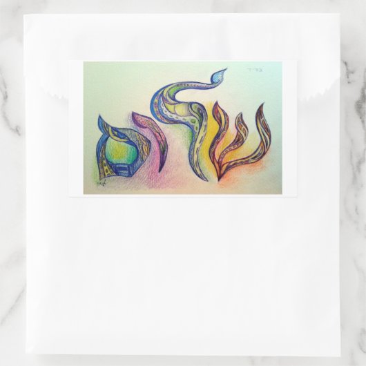 Shalom Stickers (Tasche)