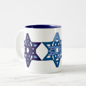 SHALOM Tassen-Weiß Zweifarbige Tasse (Vorderseite Links)