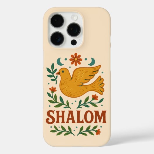 Shalom Taube Frieden Erde Case-Mate iPhone Hülle (Rückseite)