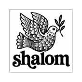 Shalom Taube Frieden Erde Gummistempel (Prägung)
