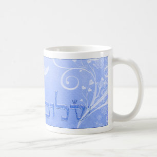 Shalom Tauben-blaue Strudel-Tasse Kaffeetasse