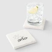 Shalom Untersetzer (Seitenansicht)