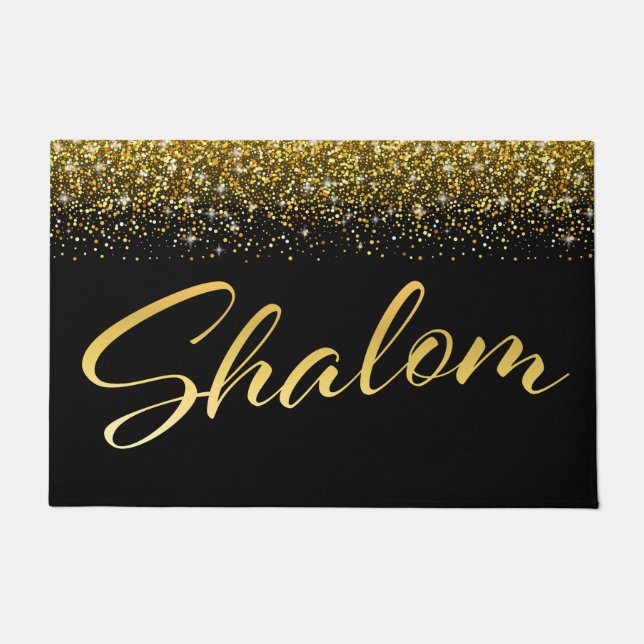 Shalom Welcome Door Mat Fußmatte (Vorderseite)