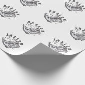 Shalom Y'all Cowboy Jewish Hanukkah West Geschenkpapier (Ecke)