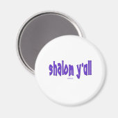 SHALOM Y'ALL GIFTS MAGNET (Vorderseite/Rückseite)