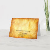 Shalom Y'All Hebrew Card Dankeskarte (Rückseite)