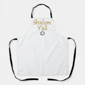 Shalom Y'all - Jüdische Weihnachtsgeschenke Schürze (Vorderseite)