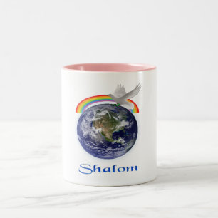 Shalom Zweifarbige Tasse