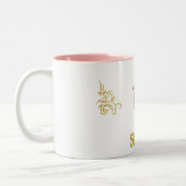 Shalom Zweifarbige Tasse (Links)