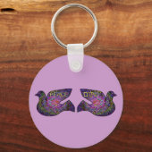 ShalomPeaceDoves-Schlüsselanhänger Schlüsselanhänger (Vorderseite)