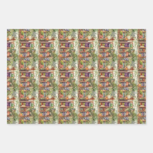 Shalvah - Bücher Geschenkpapier Set (Vorderseite 2)