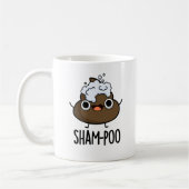 Sham-poo Funny Gekackt mit Shampoo Blasen Pub Kaffeetasse (Links)