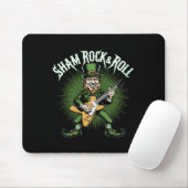 Sham Rock And Roll St Patricks Day Lustiger Shamro Mousepad (Mit Mouse)