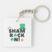 " SHAM ROCK N! " DOPPELSEITE ACRYLIC-SCHLÜSSELANHÄ SCHLÜSSELANHÄNGER (Rückseite)