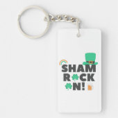 " SHAM ROCK N! " DOPPELSEITE ACRYLIC-SCHLÜSSELANHÄ SCHLÜSSELANHÄNGER (Vorderseite)