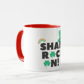 "SHAM ROCK N!" ZWEI ZWEI TASSE. MUG TASSE (Vorderseite Links)
