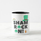 "SHAM ROCK N!" ZWEI ZWEI TASSE. MUG TASSE (Zentrum)