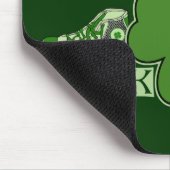 Sham Rock. St. Music Theme Patrick's Day Geschenk Mousepad (Ecke)