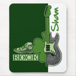 Sham Rock. St. Music Theme Patrick's Day Geschenk Mousepad