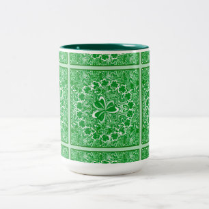 Sham-Rock! Zweifarbige Tasse
