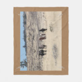 Shaman Band & Feathers Fleece Blanket (Vorderseite)