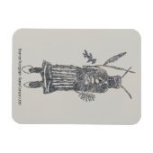 Shaman-Bilddagramm Magnet (Horizontal)