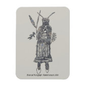 Shaman-Bilddagramm Magnet (Vertikal)