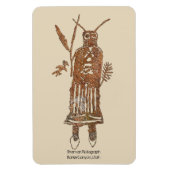 Shaman-Bilddagramm Magnet (Vertikal)