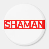 Shaman Briefmarke Magnet (Vorne)