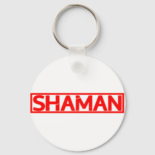 Shaman Briefmarke Schlüsselanhänger