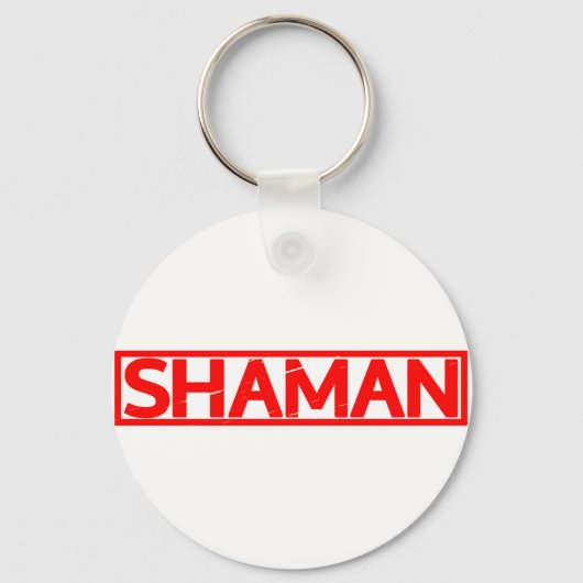Shaman Briefmarke Schlüsselanhänger (Vorderseite)