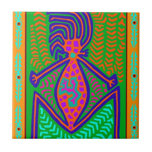 Shaman Earth Mother Fliese (Vorderseite)