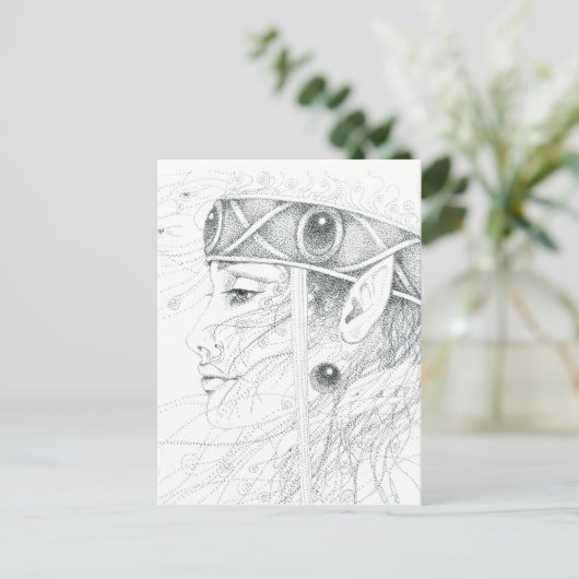 Shaman Engelguide Postkarte (Stehend Vorderseite)