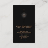 *~* Shaman Mandala Moon Alchemy Heilige Geometrie Visitenkarte (Rückseite)