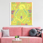 Shaman mit Kind Leinwanddruck (Insitu (Wohnzimmer))