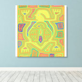 Shaman mit Kind Leinwanddruck (Insitu (Holzboden))