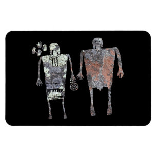 Shaman-Petroglyphe Magnet