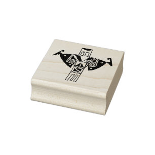 Shaman Petroglyphen Design Stempel