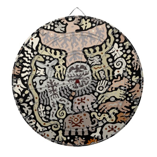 Shaman Peyote Ritual Dartscheibe (vorne)