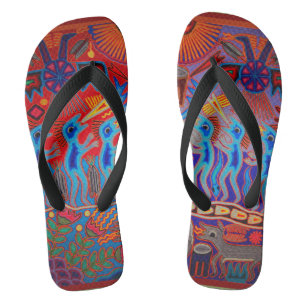 Shaman Peyote Ritual Flip Flops Badesandalen